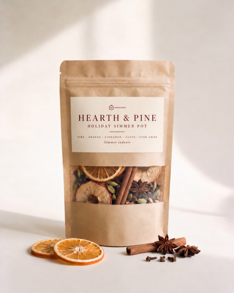 The hand-blended holiday scent sack