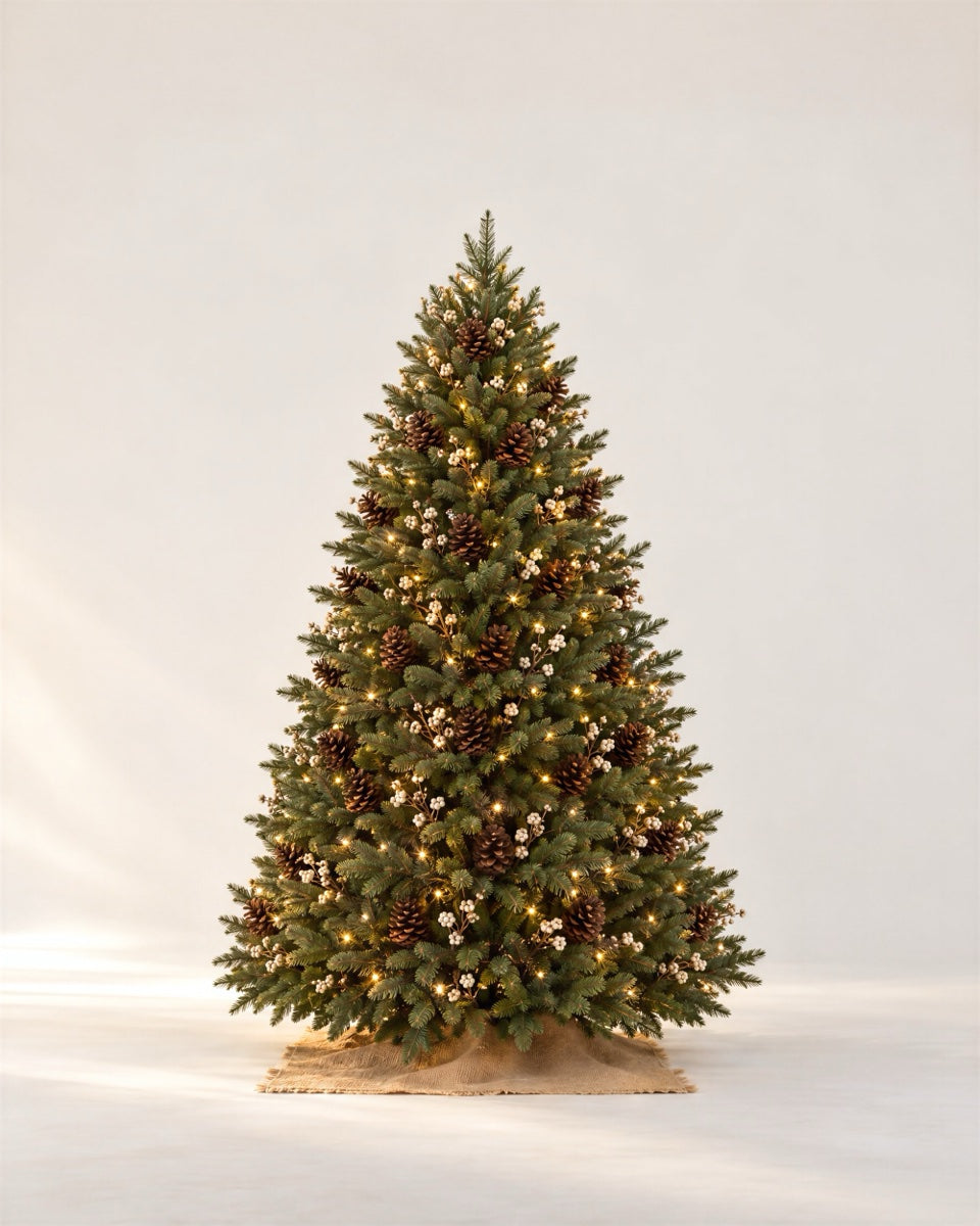 Woodland decorated tree